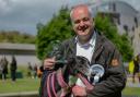PAWBLIC VOTE: Mark Ruskell MSP won the award for the second year in a row with his former racing dog Joy.