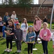 EASTER PUZZLE: Families came out in numbers as the Wimpy Park Community Group organised another succesful day of fun