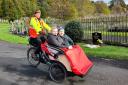 William Dryburgh MBE was treated to a trishaw ride as he turned 98 last week