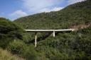 A view of the bridge (Themba Hadebe/AP)