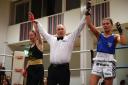 European champion Niamh Mitchell closed the show at Bowhill Miners Boxing Club on Friday evening.