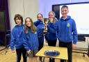 WINNERS: Menstrie PS pupils bagged the trophy and a place in the area final later in the year