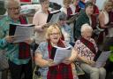 FUNDRAISER: Scatoosh and the Wee County Veterans entertained shoppers in Asda.