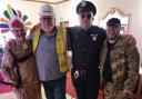 YMCA: The Not So Village People entertained partygoers at the rock night.