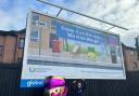 BIN IT ON THE GO: The billboard on Stirling's Cowane Street was part of the messaging for the project