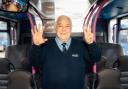 CLOCKING UP THE MILES: George Richardson started as a bus driver in 1971