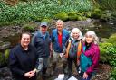 Alva Glen Heritage Trust invited Keith Broomfield to give a presentation to volunteers on the amazing underwater life that occurs in the Alva Burn. (Photo: Keith Broomfield)