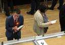 Scottish Labour's Craig Miller at Alloa Town Hall