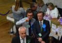 Scottish Conservative, now MSP, Alexander Stewart at the count in Alloa Town Hall