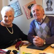 David and Flora met in 1959 and married two years later. Tomorrow they celebrate their Diamond anniversary