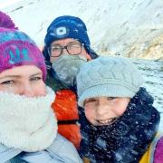 Carla, mum Lorna and dad Lee will be tackling Ben Nevis this weekend to raise money for Tilly Ladies Appeal