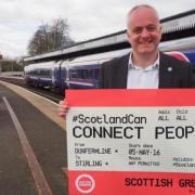 Mark Ruskell has long campaigned for a rail link between Stirling/Alloa and Fife