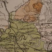 A map of Dumyat and Bridge of Allan