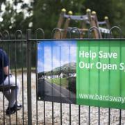 SAVE OUR OPEN SPACE: Residents on Bards Way are opposing the auctioning off of the land. Picture by Fiona Reed