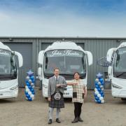 The partnership between Magna World and Hunter's Coaches will bring tourism from Asia to the Wee County and the rest of Scotland. Picture by John Howie