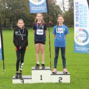 Katie Honeyman from Redwell PS won the P7 girls race with Zoe Muir from Menstrie PS coming second and Banchory PS's Eva Hynd finishing third