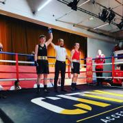 Fighters from Alloa Boxing Club in action on Saturday