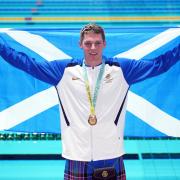 Alloa athlete Duncan Scott rounded off a fantastic 12 months by picking up six medals at the Commonwealth Games including two golds. Photo by Tim Goode/PA