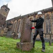 WORKS: HES has commenced repairs to gravestones and memorials at Dunblane Cathedral