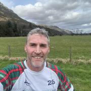 CALEY-CASTLE: Gregor Miller plans to run from Inverness to Tynecastle over the course of four days to raise money for MND.