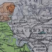 Stirling and Clackmannanshire map