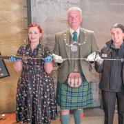 WHERE IT BELONGS: The Wallace Sword has returned to the monument in a new showcase - Pictures by Whyler Photos/Stirling Council