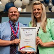 INCLUSION: Alva Academy has received the award from NAS for its hard work in including autistic pupils - Pictures by Ben Montgomery