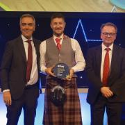 TOP AWARDS: David Clifford and Alva Academy received top accolades at the TES Awards last month. Pictures provided by TES.