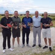 RECORD-BREAKERS:  The team from Kavanagh Project Services' won the golf day, held by Scottish Autism.