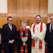 INDUCTION: Reverend Austin Wicks was welcomed at an induction service last week.