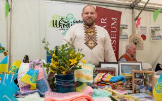 APPEALS: Café Ukraine was also represented at the recent Dollar Gala Day - Picture by Ben Montgomery