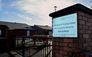 St Mungo's RC PS is currently situated within Alloa Academy