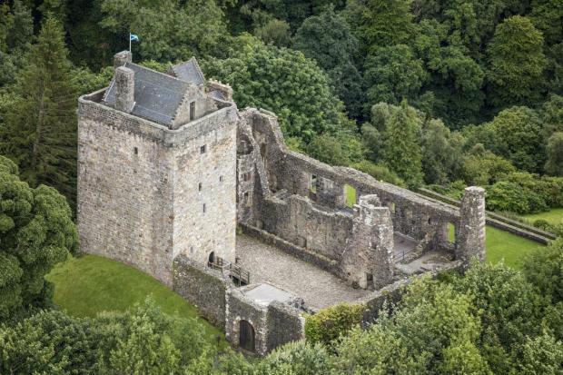 Climate change is believed to be a factor in the accelerating decay of historic properties such as Castle Campbell in Clackmannanshire