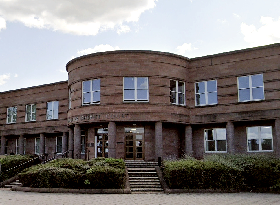 The case called at Falkirk Sheriff Court last week