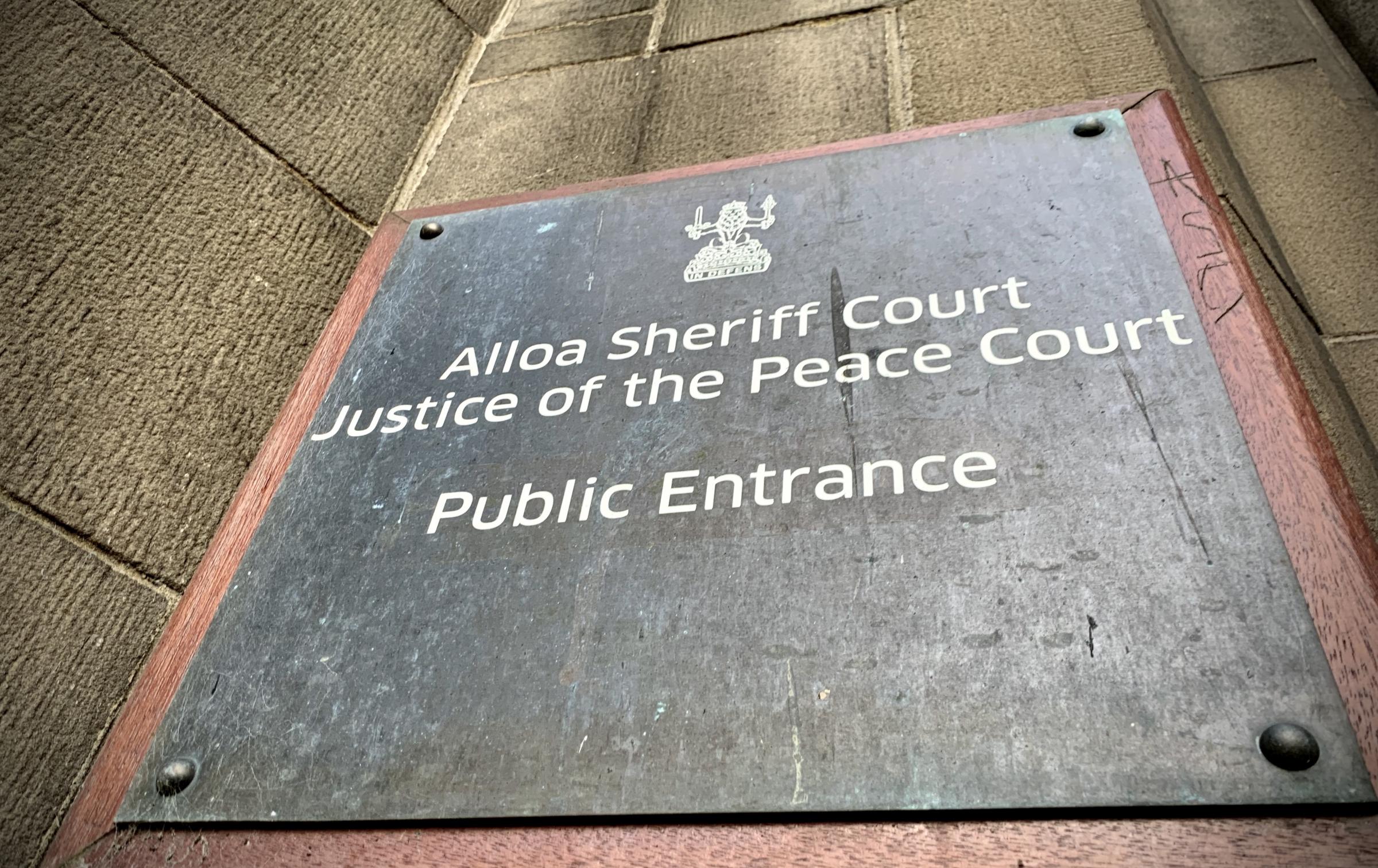 Sauchie man sentenced for series of disorder offences