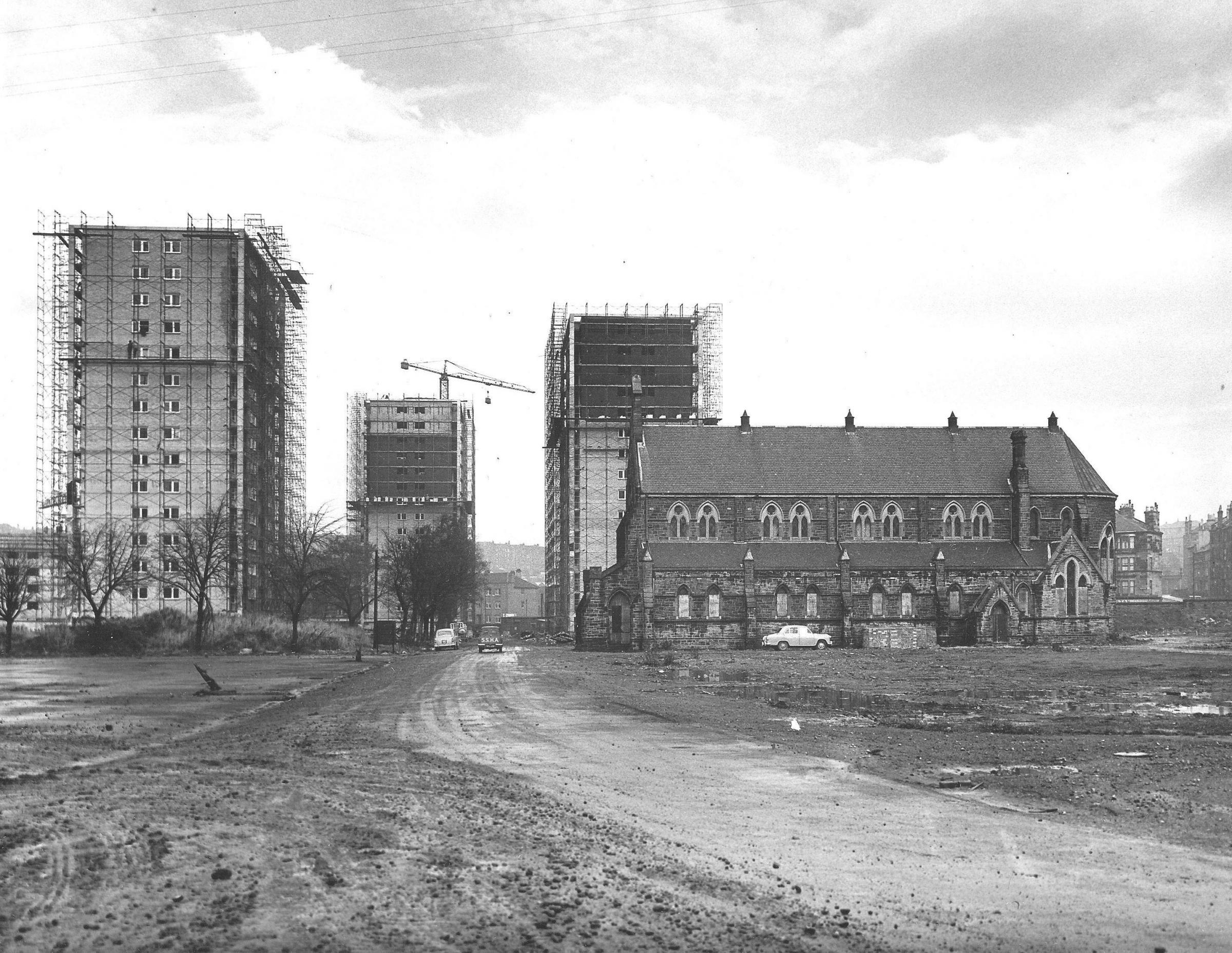 New Housing at Maryhill Barracks in 1962. Pic: Herald and Times