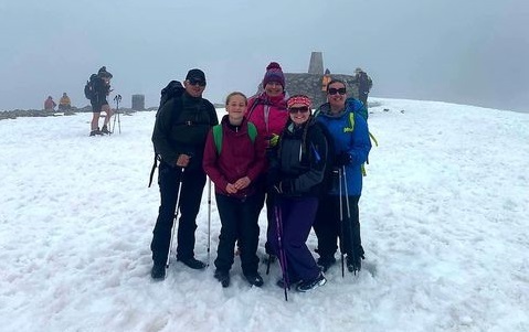 Clacks girls conquer Ben Nevis for Tilly Ladies and Macmillan