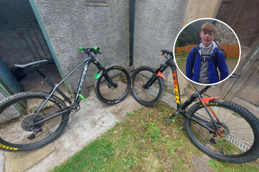 Schoolboy offers reward after bikes are stolen