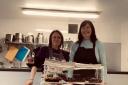 Drea (left) and Janette have been overwhelmed by the response to the first year of the Civic Centre cafe