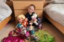 Eight-year-old Mia came up with the idea to collect toys for Ukrainian children coming to Scotland