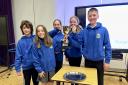 WINNERS: Menstrie PS pupils bagged the trophy and a place in the area final later in the year