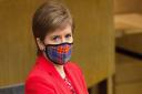 Nicola Sturgeon attending First Minister's Questions at the Scottish Parliament, Edinburgh.