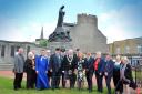 A ceremony was held last week to unveil the refurbished war memorial in Alloa. Photos by Jan van der Merwe