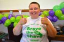 SHAVE: Dana McQuater saw all her hair shaved off for Macmillan in support of her dad - Pictures by Jan van der Merwe