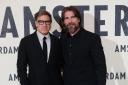 David O Russell and Christian Bale attend the European premiere of Amsterdam (Ian West/PA)
