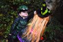 FREAKY WOODLAND: Menstrie Halloween Woodland Walk was hailed a success with 675 people strolling through on Saturday - Pictures by Jan van der Merwe