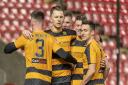 ONWARDS: Alloa secured their place in the fourth round of the Scottish Cup after defeating OG Broomhill on Friday night. Picture by Scott Barron