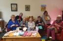 SEW TALENTED: Knit and Natter put their skills to the test as they provided bags for Beatson's Cancer Charity.