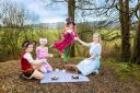 Catherine Holland as Dormouse, Cairstegena Scotland as Cheshire Cat, Hellie Garibotti as Mad Hatter and Lucinda Seville as Alice - Pictures by JB Moments Photography