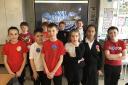 VOICES HEARD: Abercromby pupils took part in a democracy day at school. Picture courtesy of Clackmannanshire Council